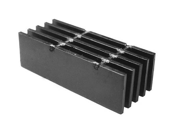 A piece of heavy duty steel bar grating.