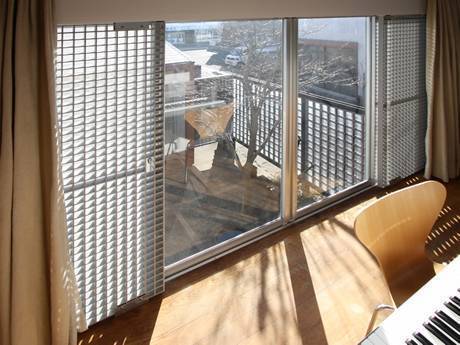 Interior decorative steel grating can be used as wall to ventilate.