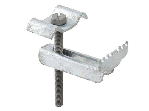 A grate quick clip for steel grating fixing is displayed.