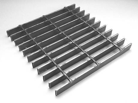 This is welded steel grating with smooth surface.